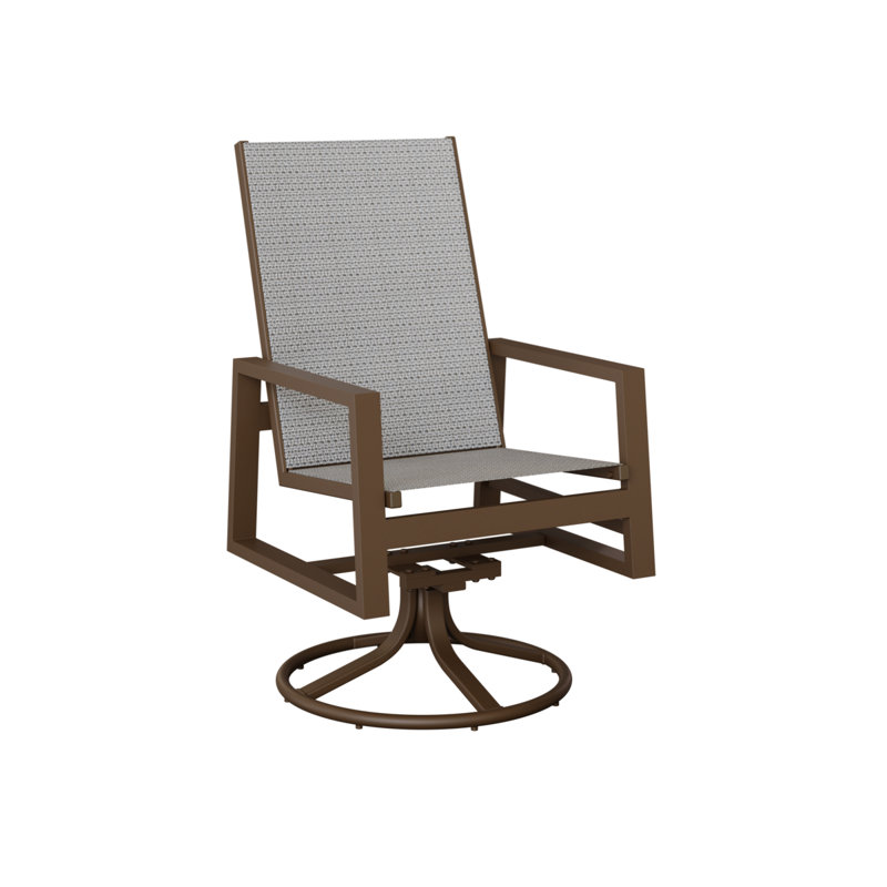 Chaise berçante berçante à haut dossier berçant Vida Berlin Gardens, Corbeau Jazzy, Filon de bois mesquite