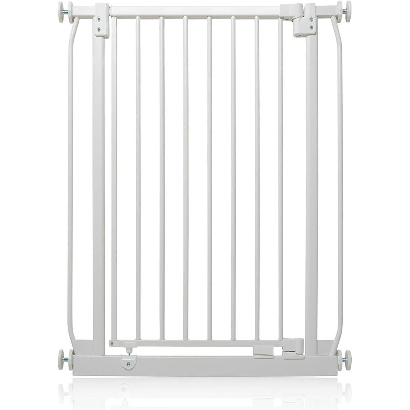 Elite Pressure Safety Gate, Matt White, 105cm H x 74.5cm W x 2.3cm D