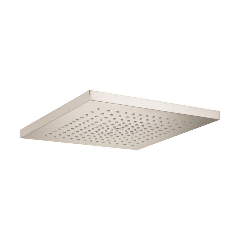 hansgrohe Raindance E Showerhead 300 1-Jet, Brushed Nickel, 2.5 GPM