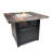 Endless Summer Piper 38" Square UV Printed LP Dualheat Gas Fire Pit Table