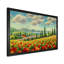 «Beautiful Landscape With Poppies Flowers In Italy», reproduction sur toile-60161596-60161594