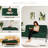 8 Inches Futon Mattress Queen Size, Extra Thick Futons Sofa Couch Bed With Strap Design, Japanese Floor Mattress For Adults, Folding Mattres Shredded Foam Filling (Frame Not Included), Green-179646468
