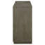 Grande commode Lyni, 8 tiroirs de rangement, tablette ouverte, chêne blanchi