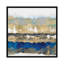 «Gradations in Blue & Gold», reproduction d'art sur toile tendue-22818665-74875557-74875558