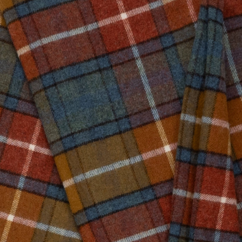 Highland Tweeds Shetland Lambswool Throw (antique Buchanan)