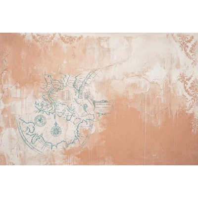 Vintage Map Wallpaper Nautical Chart Compass Rose Wall Mural