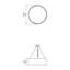 Cilíndrico 1 - Light LED Chandelier-68954417-124930727