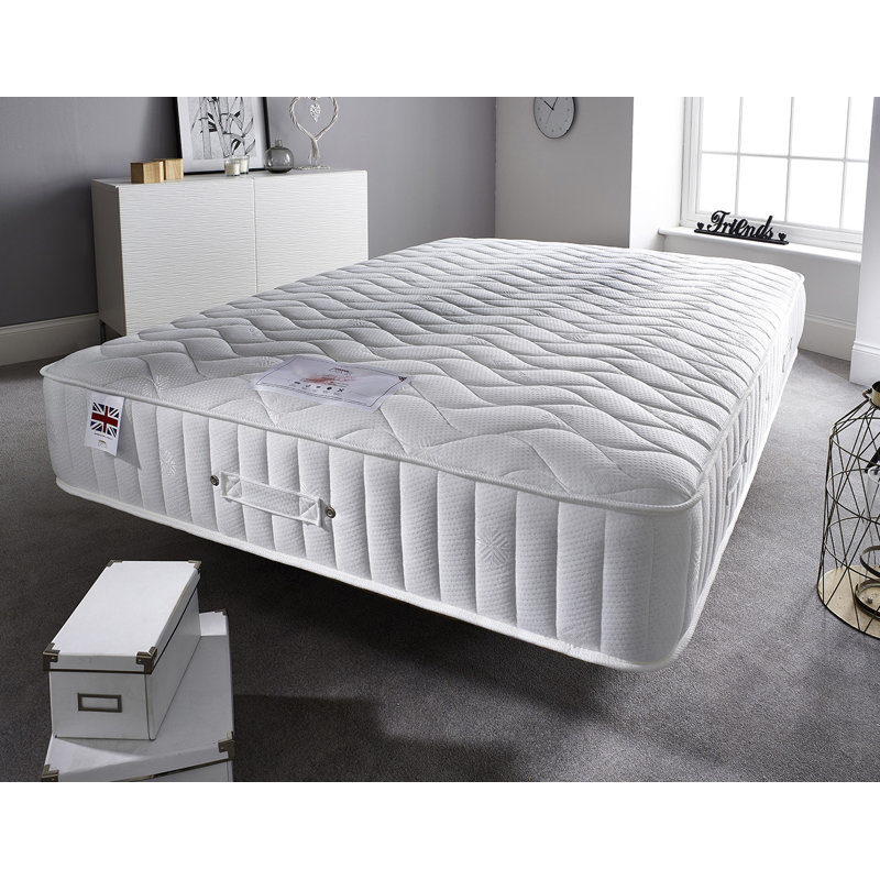 29cm Washington 3000 Pocket Sprung Medium Firm Mattress with 5 Layer Fillings for Luxurious Comfort, Single (3')