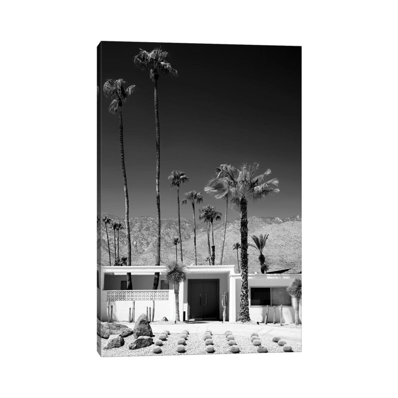 Palm Springs Midcentury Modern by Philippe Hugonnard - Wrapped Canvas Print, 20.32 cm H x 30.48 cm W