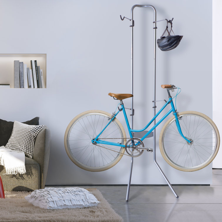 delta Alloy Freestanding Wall Fully Adjustable 2 Bike Gravity Bike Storage Rack