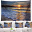 Tapisserie en mer de mer calme avec vagues bleues-28488840