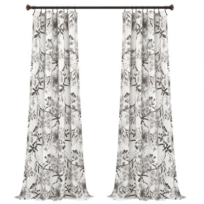Botanical Garden Room Darkening Curtain Pair