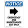 SignMission Emergency and Maintenance Sign with Symbol | Wayfair