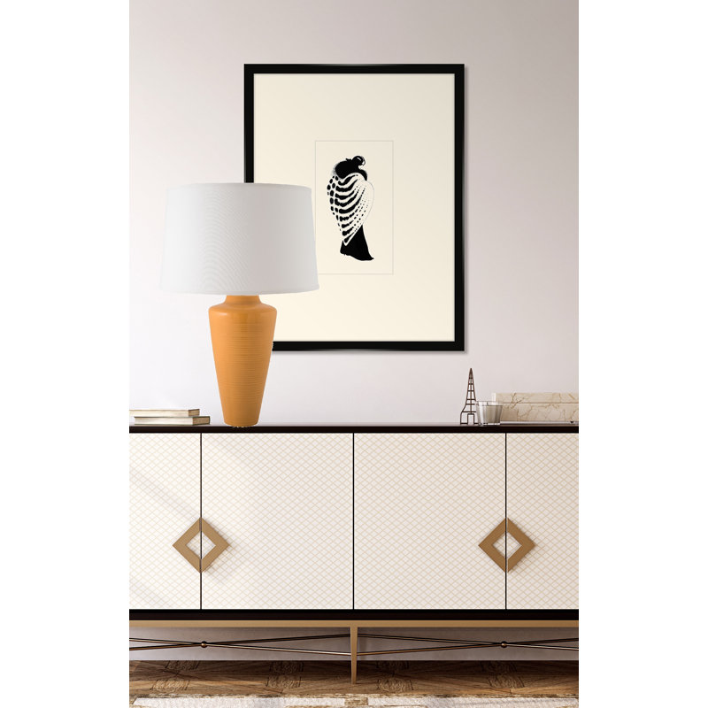 Alinson Ceramic Table Lamp, Nutmeg