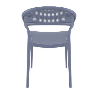 Farrah Stacking Patio Dining Armchair