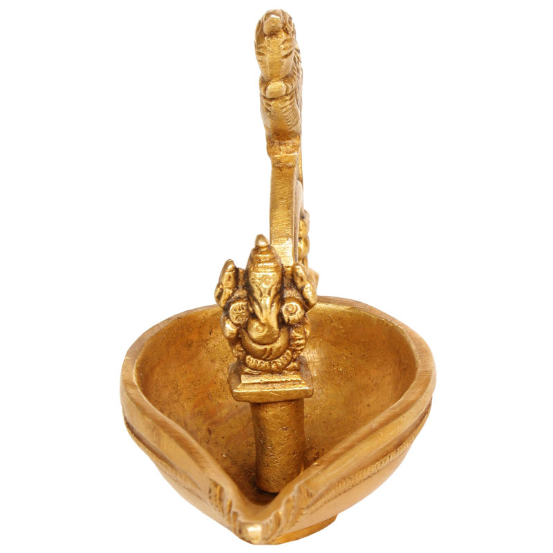 3'' H Brass Tabletop Tealight Holder