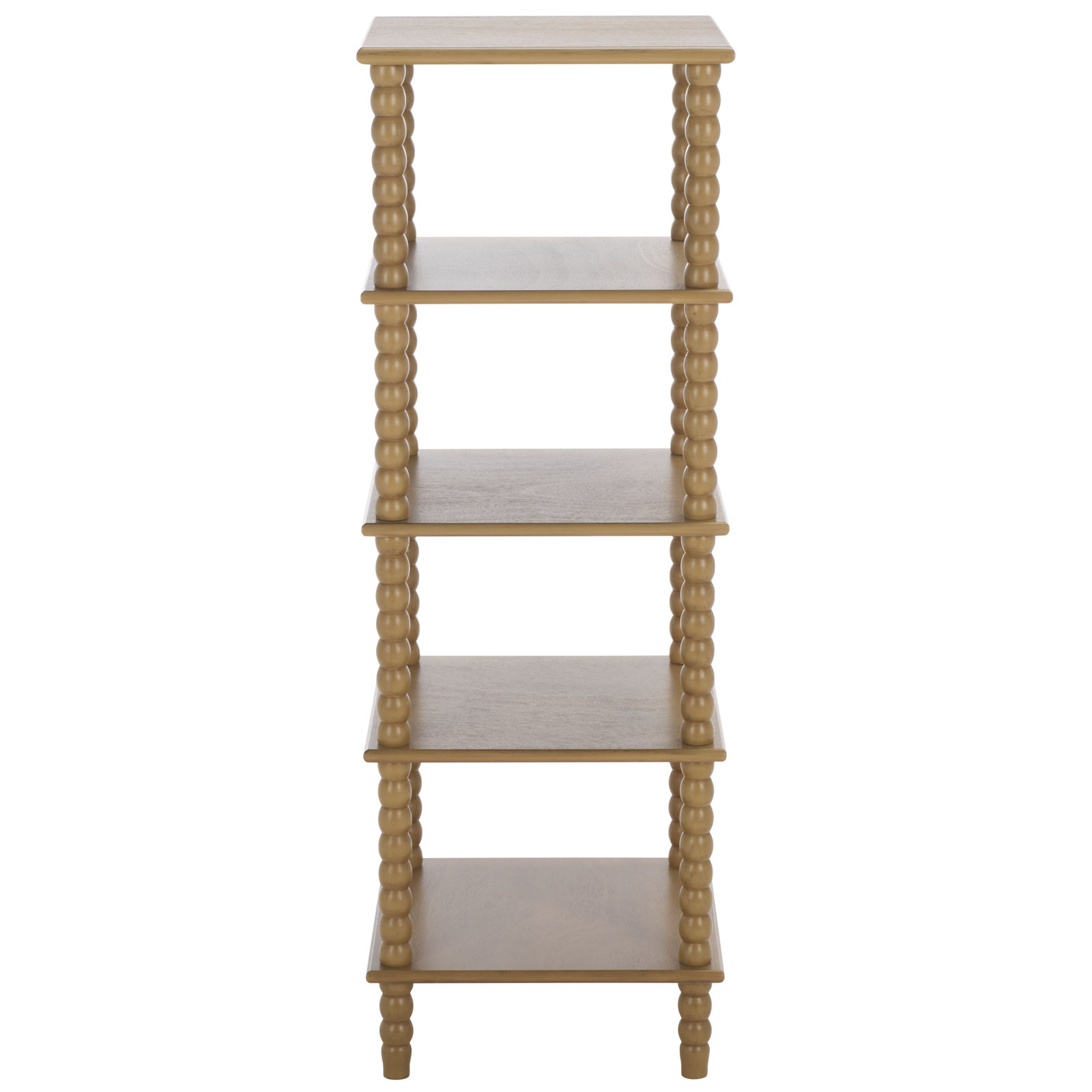 Netta 5 Tier Shelving Unit, Desert Brown