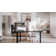 Kodee 63" L-Shaped Height Adjustable Electric Corner Standing Computer Desk for Home Office，4-in 1 Electrical Outlet Included