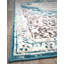 Tapis bleu sarcelle Harlow-778312669