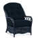 Chaise avec accoudoirs en rotin Everglade