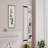 Wall-Mounted Full Length Mirror, Full Body Mirror With Shelf, Full Body Mirror With Hook Wall-Mounted Mirror With Multifunctional Design Panel
