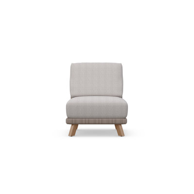 Sicily Armless Chair + Desert Cushion