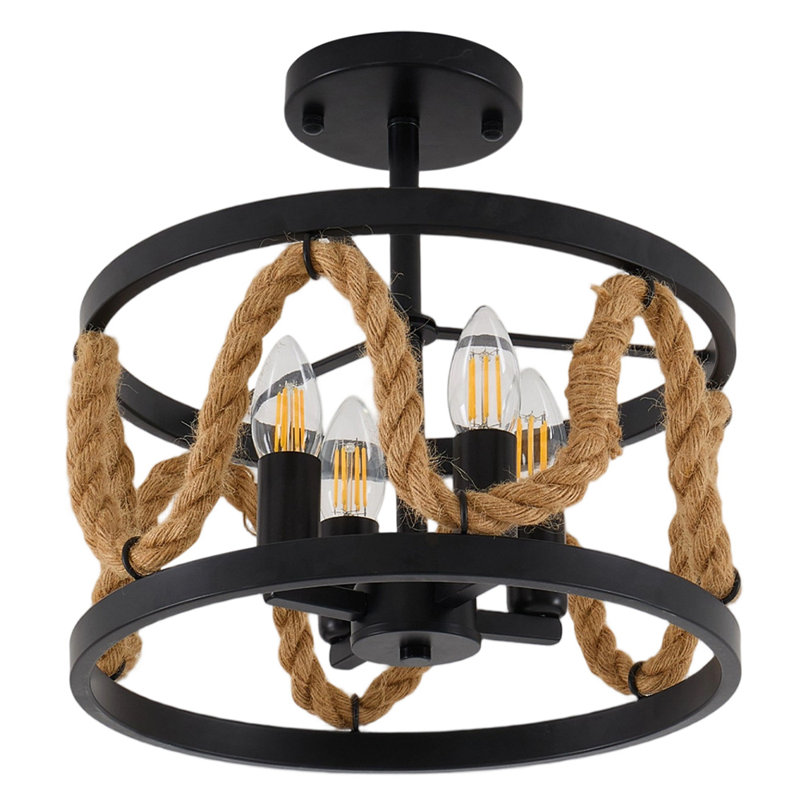 Cylindrical Semi Flush Mount