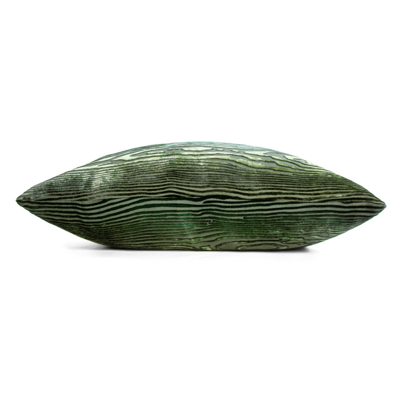  Rectangle Velvet Pillow Cover & Insert, Square 20"H x 20"W, Evergreen