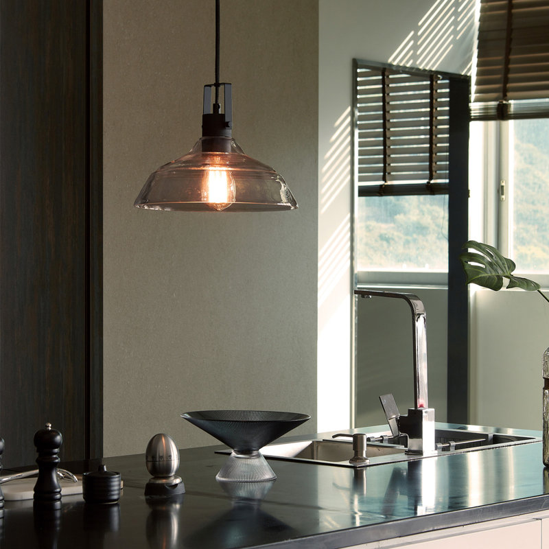 Sutton 1 - Light Matte Black Single Pendant
