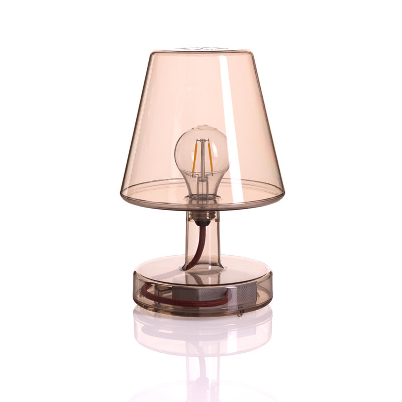 Lampe de table sans fil Transloetje, Brun