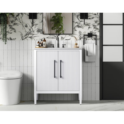 Meuble-lavabo simple 30 po