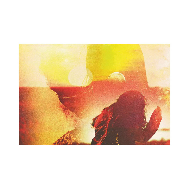 She Rise by Fran Rodriguez - Wrapped Canvas Print, 20.32 cm H x 30.48 cm W