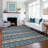 Machine Washable Indoor/Outdoor Chantille ACN2465 Stripes Rug-1249815861-1249815857