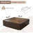 35.4” Single Walnut Square Coffee Table With Storage-428524579