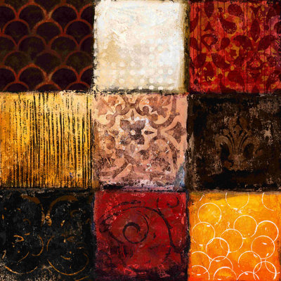 «Spice Pattern S», impression sur toile tendue