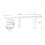 Bureau en bois massif noisette avec 3 tiroirs-1600722096-1600722103