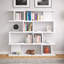 Bellaude 124.5 cm H x 88.9 cm W Stylish Bookcase with Open Shelves-338370637