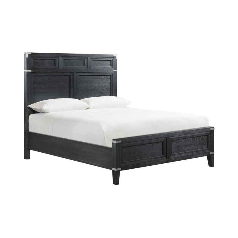 Rabe Solid Wood Platform Bed, Queen