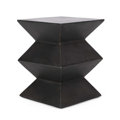 Table d'appoint d'extérieur en béton léger