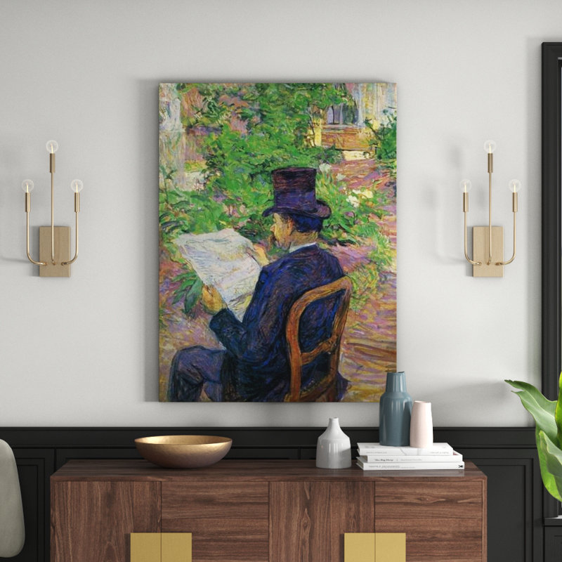 Henri De Toulouse-Lautrec - Wrapped Canvas Painting, 80cm H x 60cm W x 1.8cm D