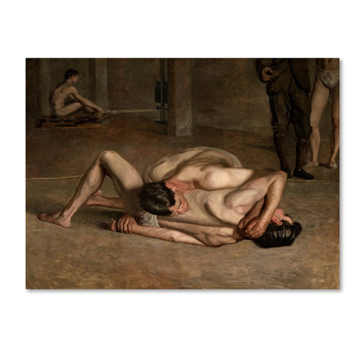« Wrestlers 2 » par Thomas Eakins-impression sur toile