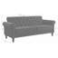 Mifflinville 3-Seater Velvety Sofa-115419170-124238100