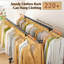 Porte-vêtements Madalin 630 lb avec roulettes-710897374