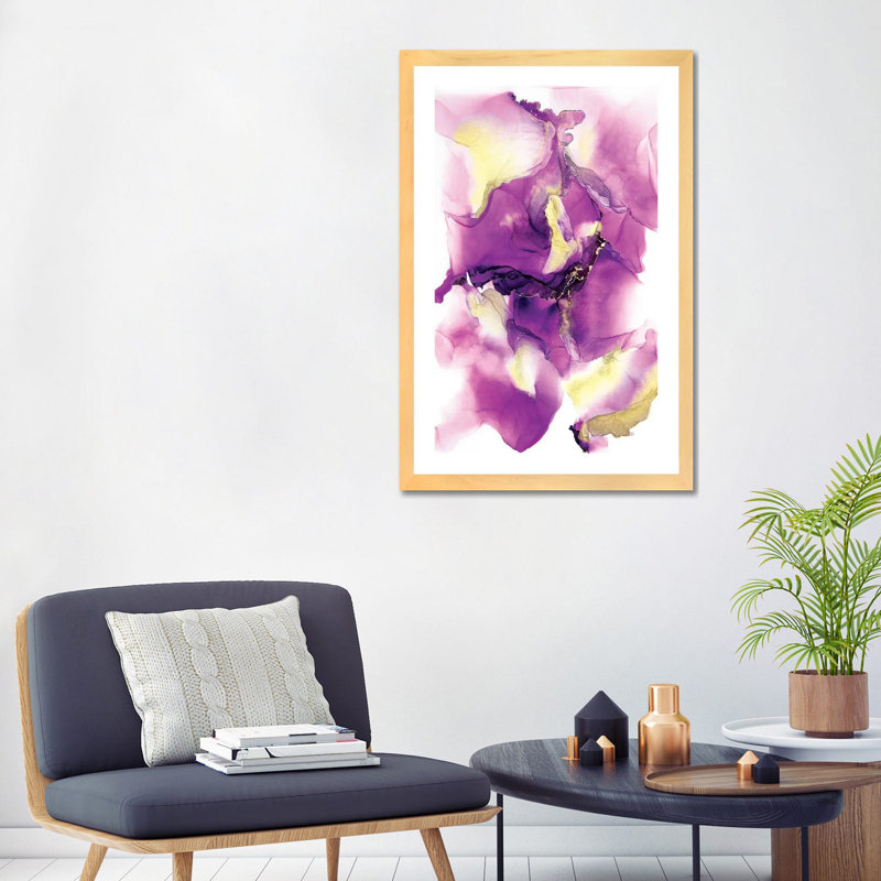 "Love Drug" par Jamie Pomeranz, reproduction d’art, Blanc, H 32 po x l 24 po x P 1 po, Toile avec cadre en bois beige