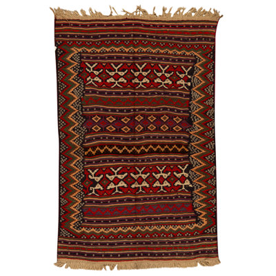 Tapis multicolore de haute qualité noué à la main