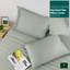 Ensemble de draps 100% satin de coton 200 fils respirant et rafraîchissant-86162151-86162156