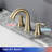 Widespread 2-handle Bathroom Faucet with Drain Assembly-82748851