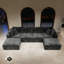 Modern Plush Corduroy Sectionals, Modular Design For Living Room