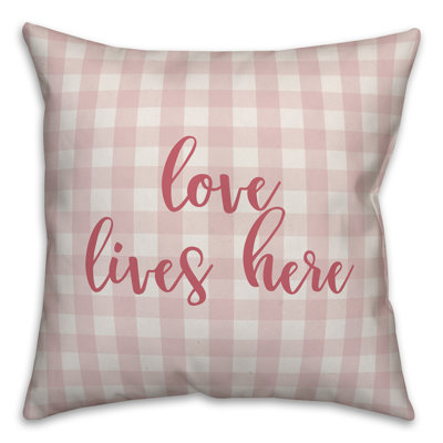  Coussin Love Lives Here