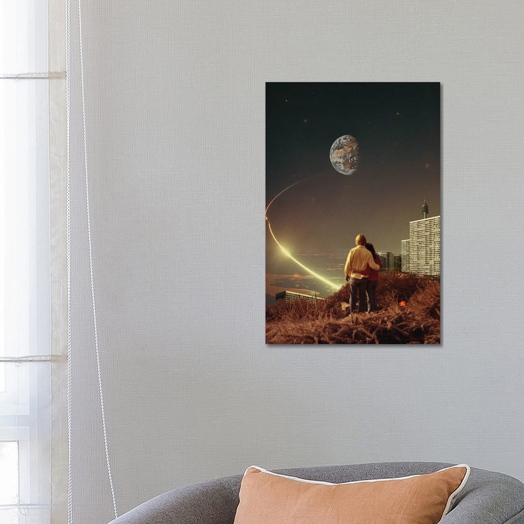We Used To Live There Too by Frank Moth - Wrapped Canvas Print